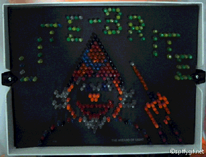Lite Brite "The Wizard of Light" ~ From SpiffyGIF
